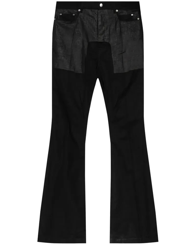 Rick Owens Jeans mit geradem Bein - Schwarz Schwarz