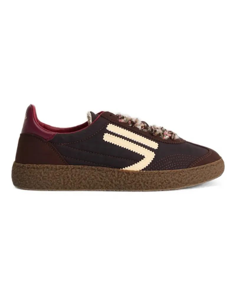 Puraai Sneakers mit Bouclé-Einsatz - Braun Braun