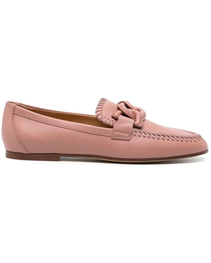 TOD'S Kate Loafer mit Flechtdetail - Rosa Rosa