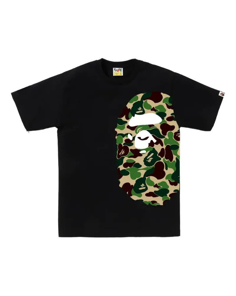 BAPE Ape Head camouflage-print T-shirt - Schwarz Schwarz