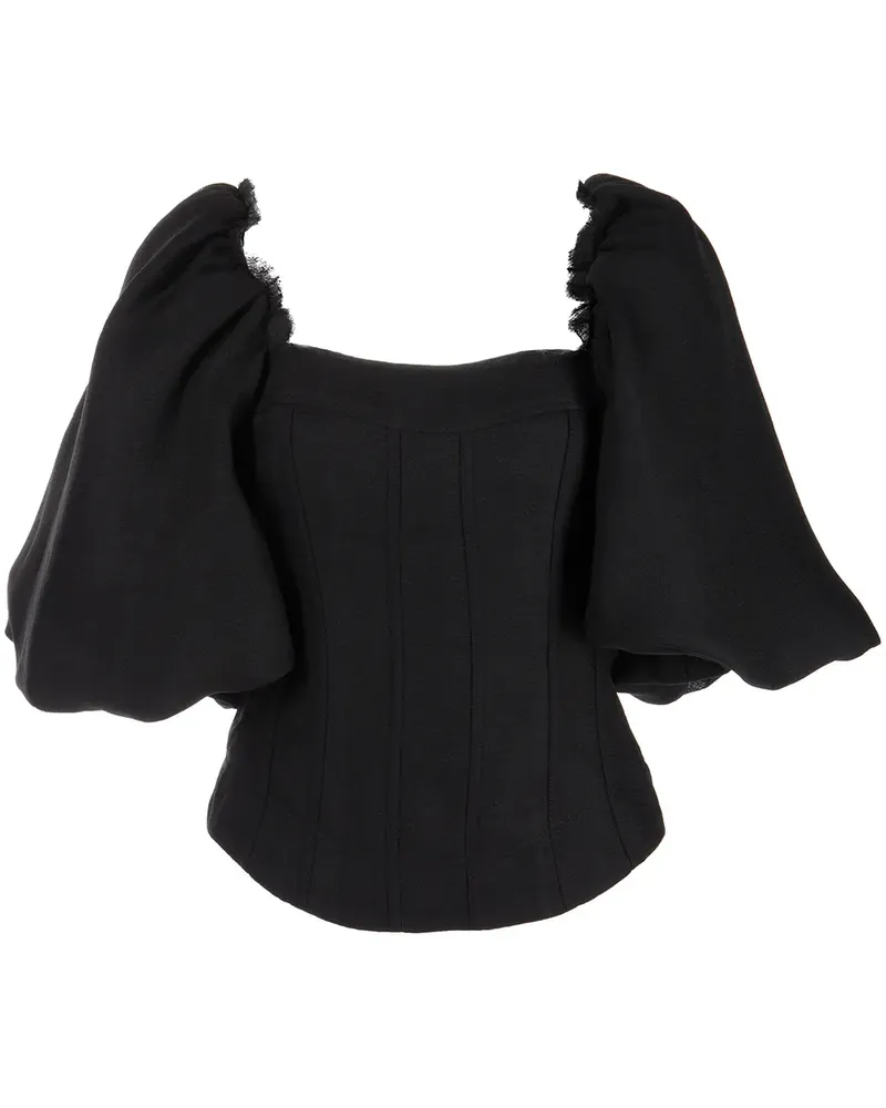 Aje. Cecile Top - Schwarz Schwarz