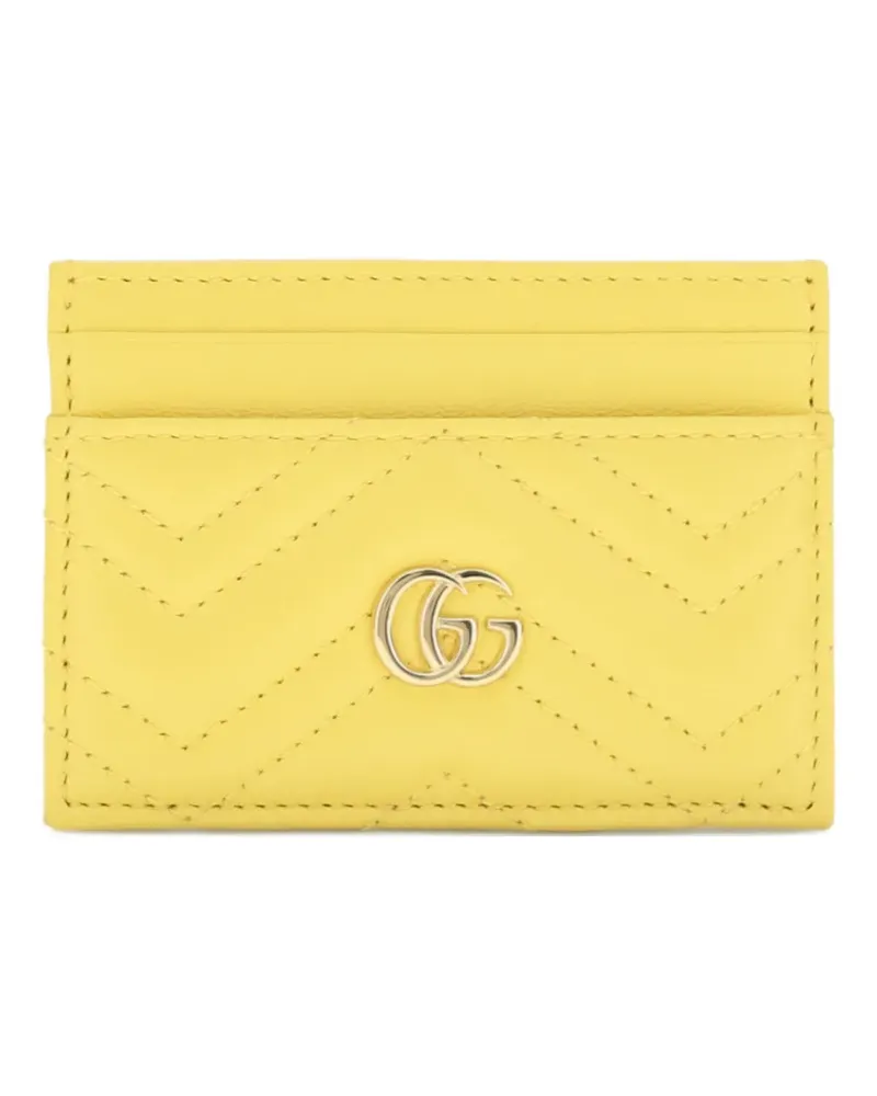 Gucci GG Marmont quilted card holder - Gelb Gelb