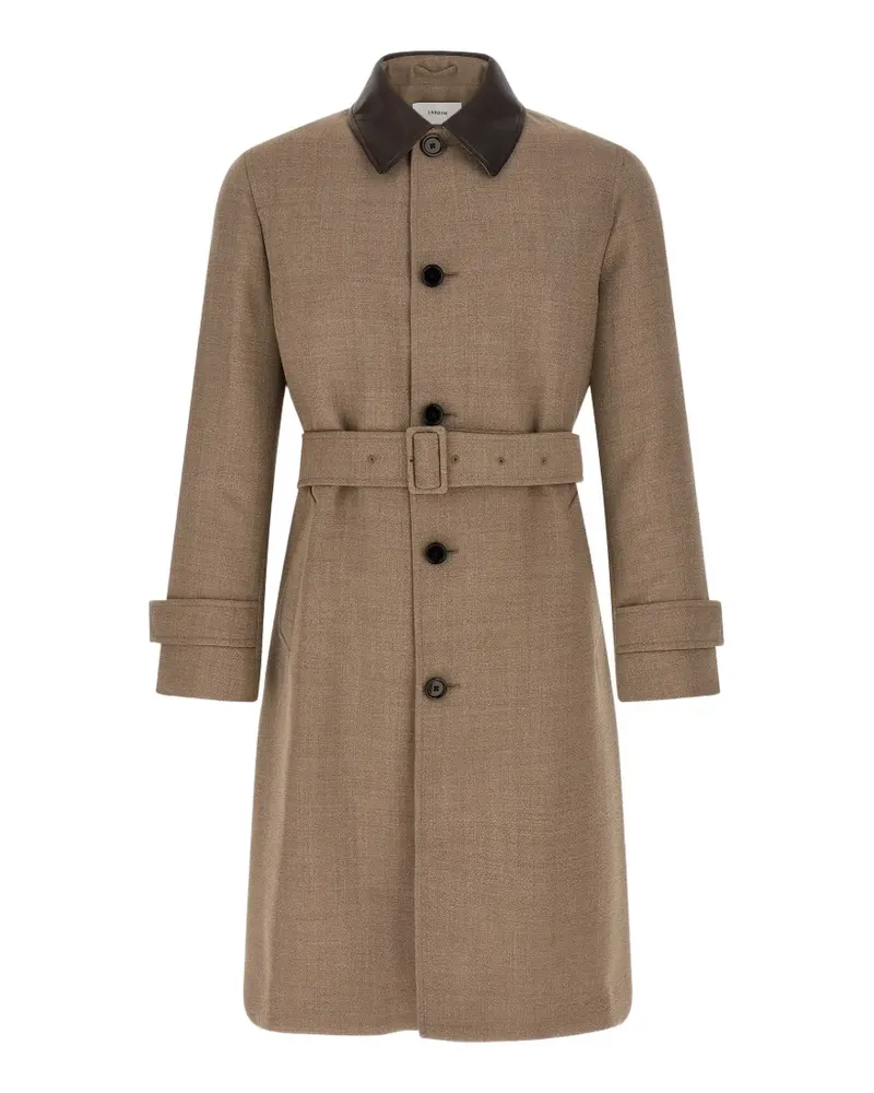 LARDINI Le Origini trench coat - Braun Braun