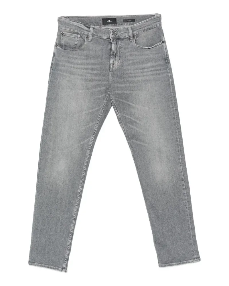7 for all mankind faded straight-leg jeans - Grau Grau