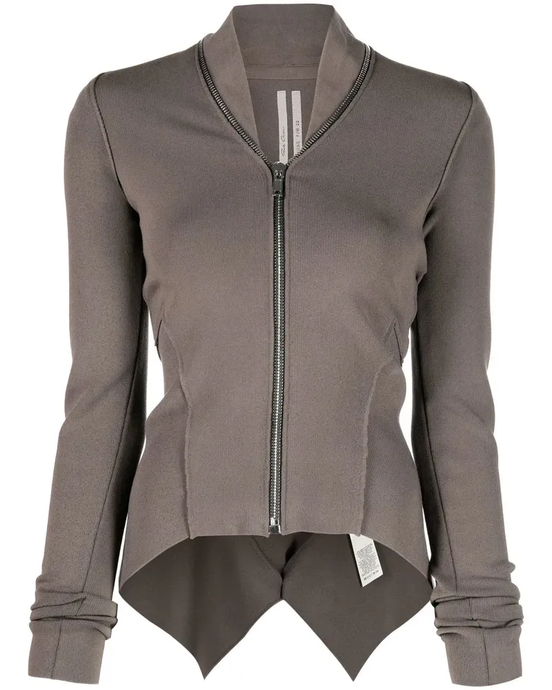 Rick Owens Pullover mit Reißverschluss - Grau Grau