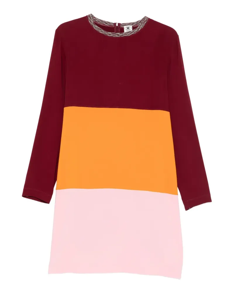 Missoni Kleid in Colour-Block-Optik - Rot Rot