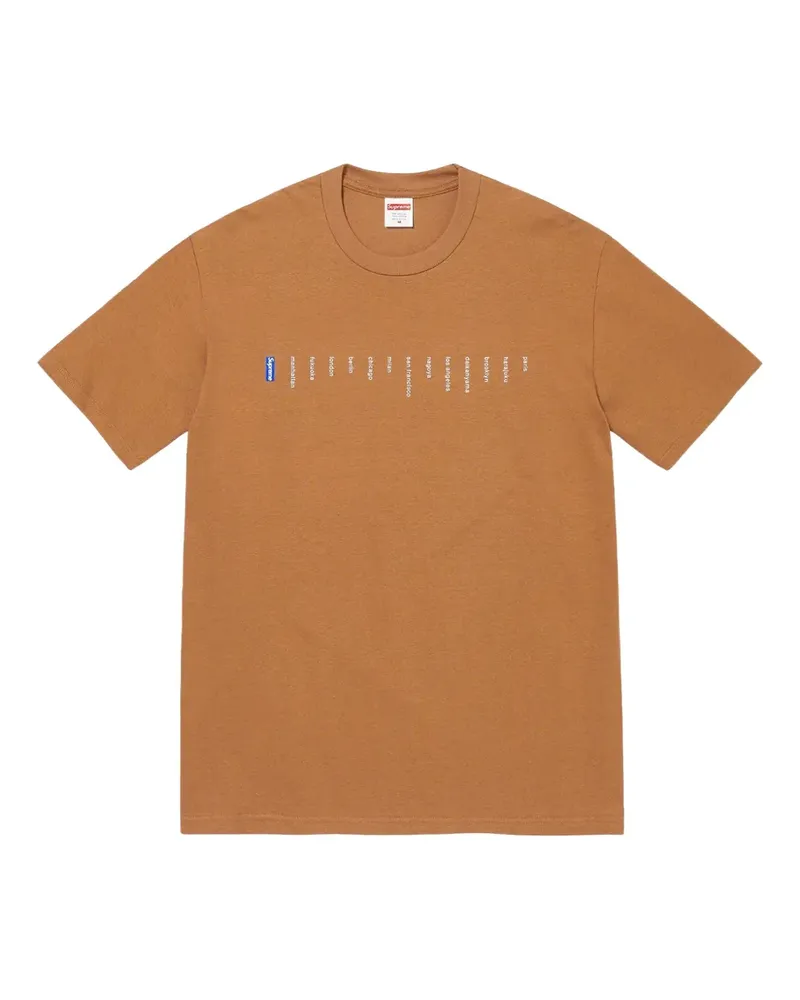 Supreme Being Location T-Shirt - Braun Braun