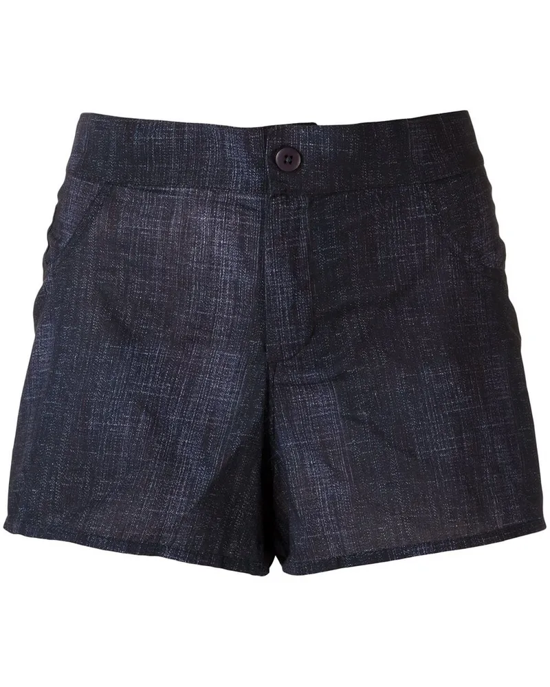 Amir Slama denim shorts - Blau Blau