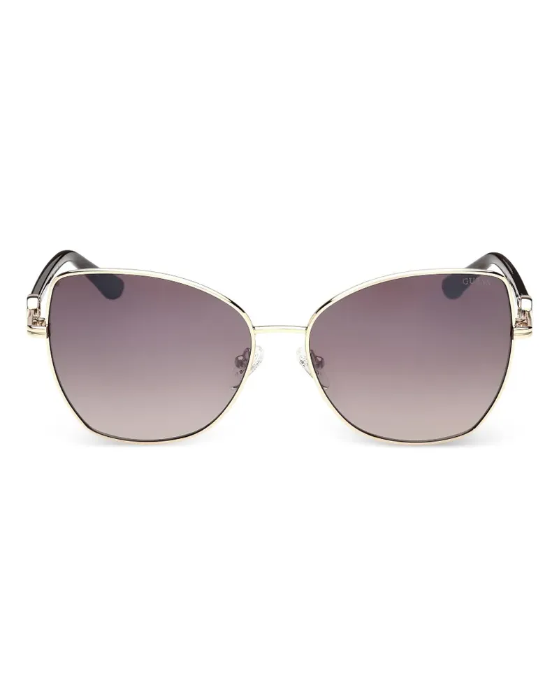 Guess geometric-frame sunglasses - Gold Gold
