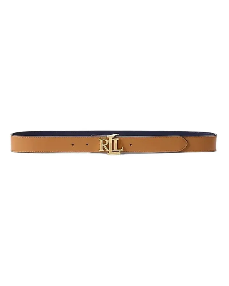 Ralph Lauren reversible leather logo belt - Nude Nude
