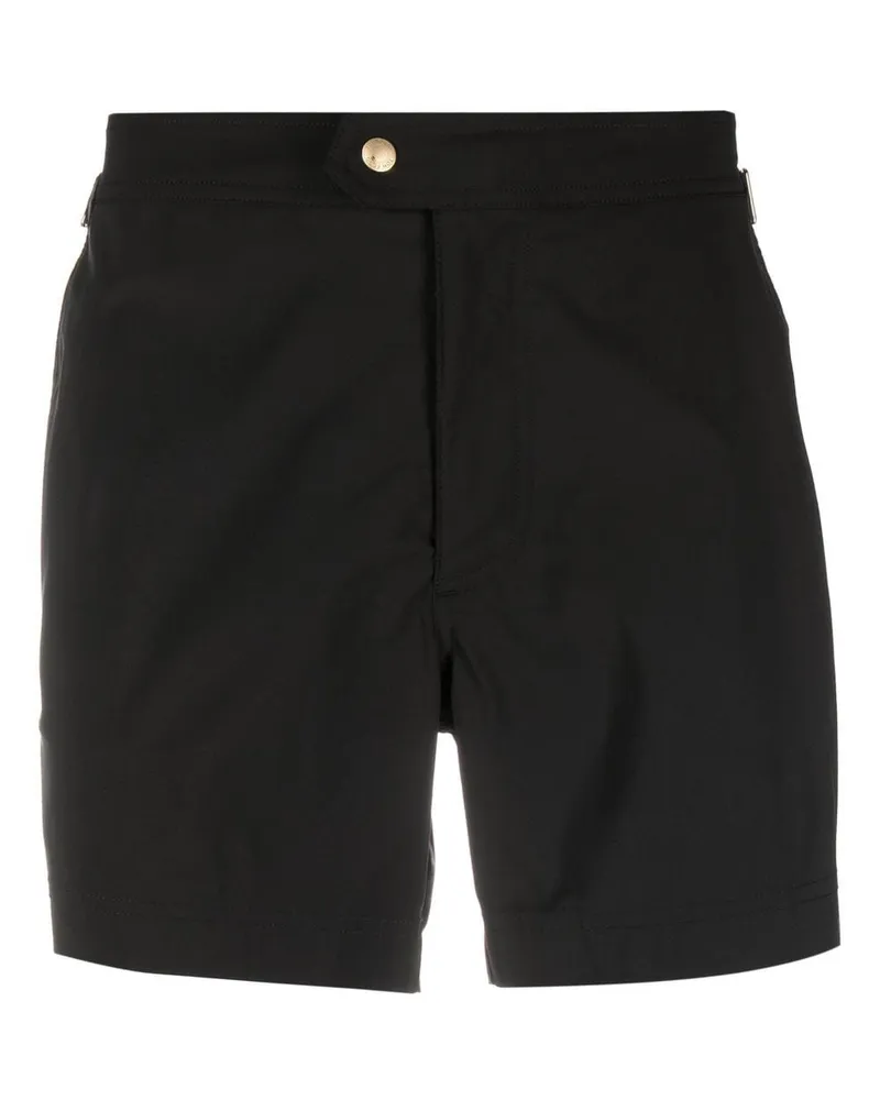 Tom Ford Badeshorts mit Schnallen - Schwarz Schwarz