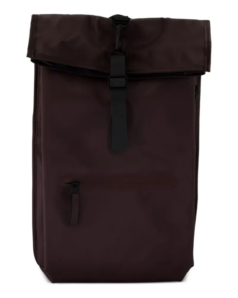 RAINS Rucksack mit Rollverschluss - Rot Rot