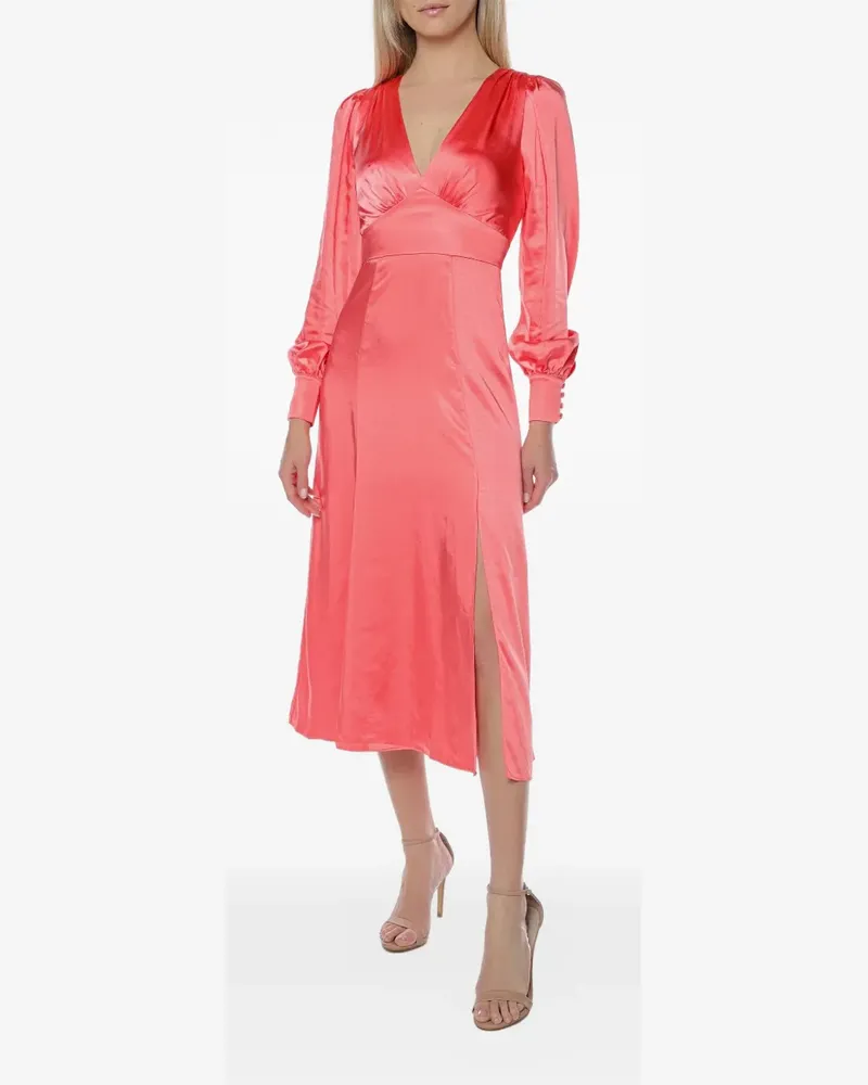 Ted Baker Daniia blouson-sleeve midi dress - Rot Rot