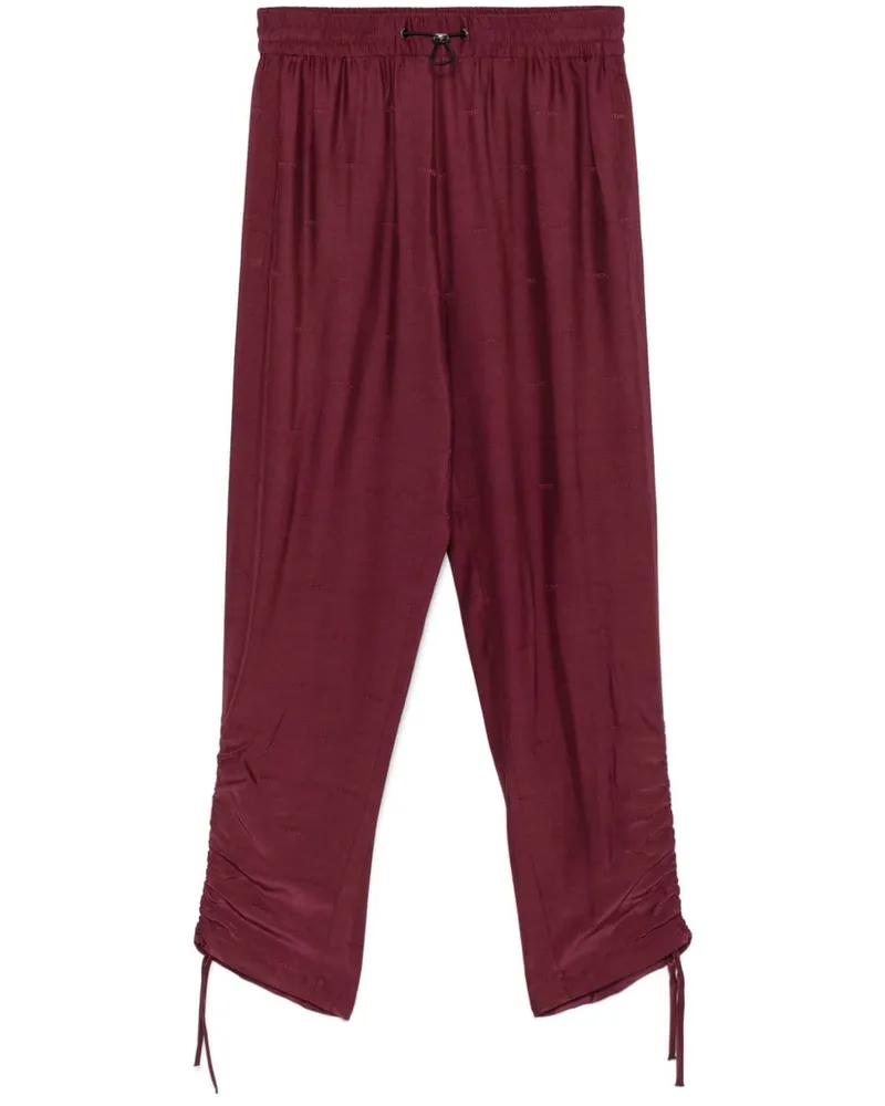 Iceberg Jacquard-Hose mit Logo - Rot Rot