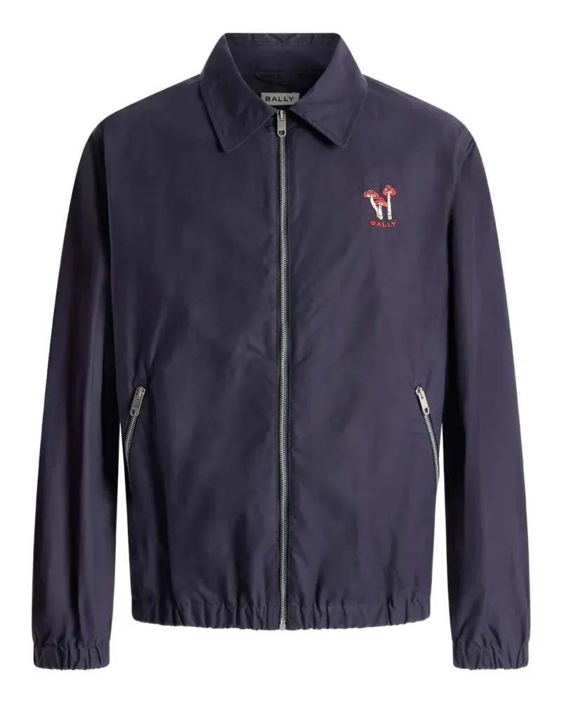 Bally Bomberjacke mit Pilzen-Print - Blau Blau