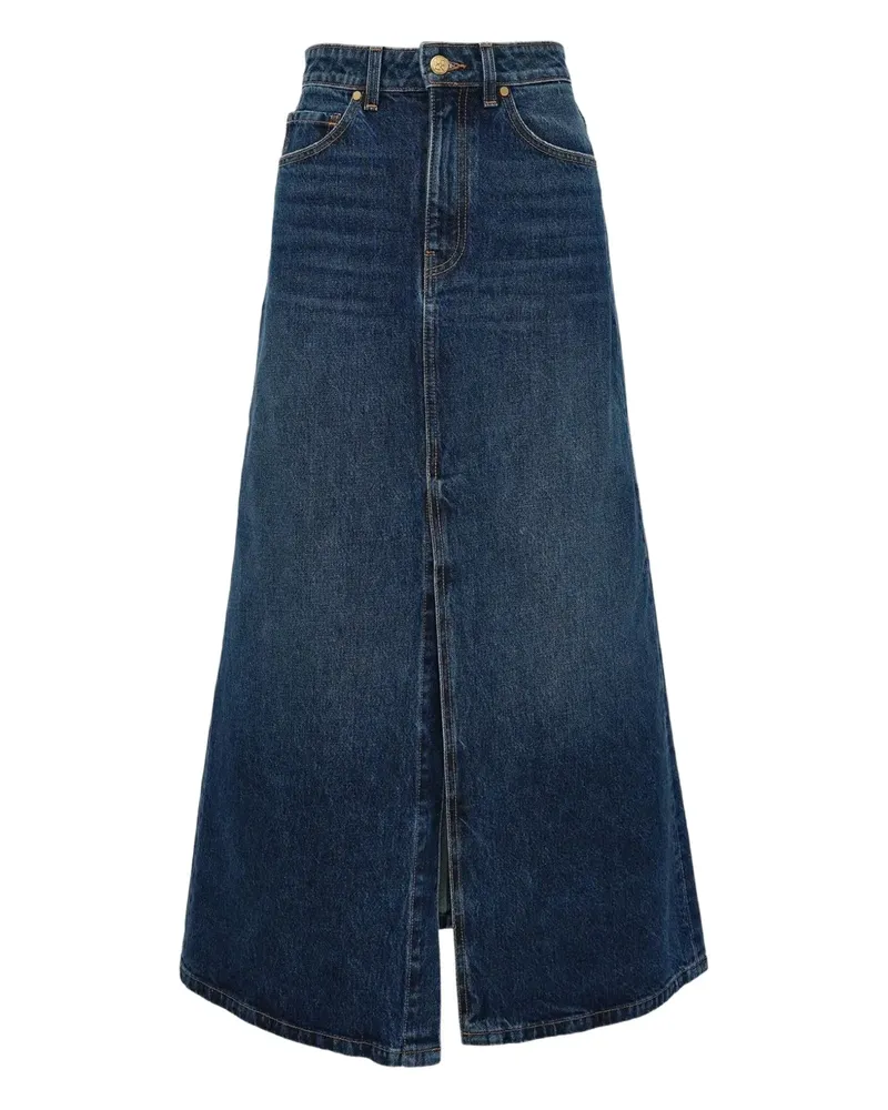 Ulla Johnson Anais Maxirock aus Denim - Blau Blau