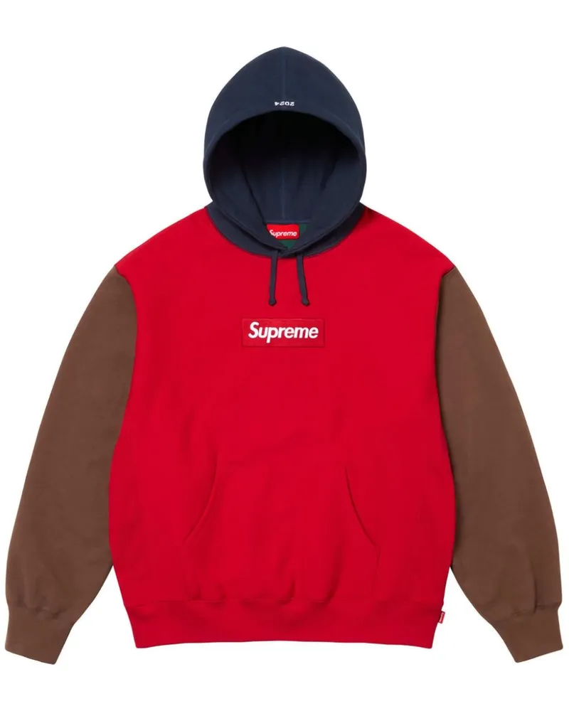 Supreme Being Box Logo Hoodie - Rot Rot