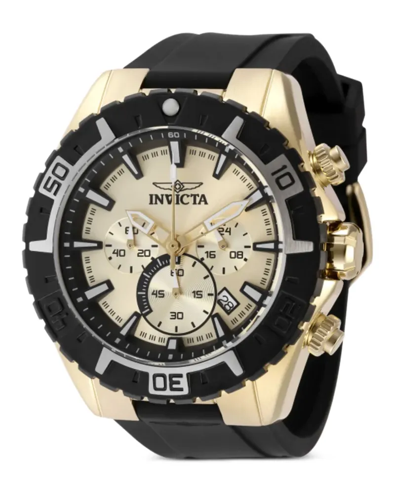Invicta Armbanduhr mit Logo-Detail 49mm - Gold Gold
