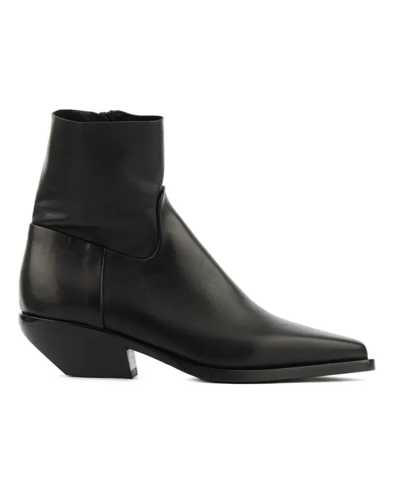 Elena Iachi Stiefel mit spitzer Kappe - Schwarz Schwarz