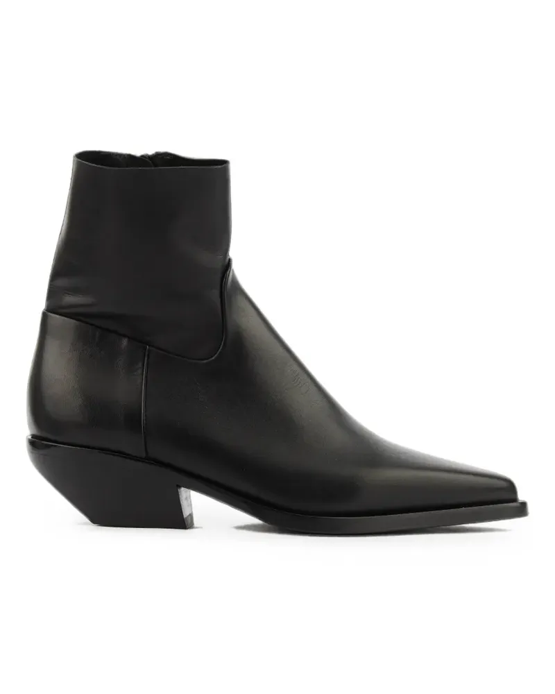 Elena Iachi Stiefel mit spitzer Kappe - Schwarz Schwarz