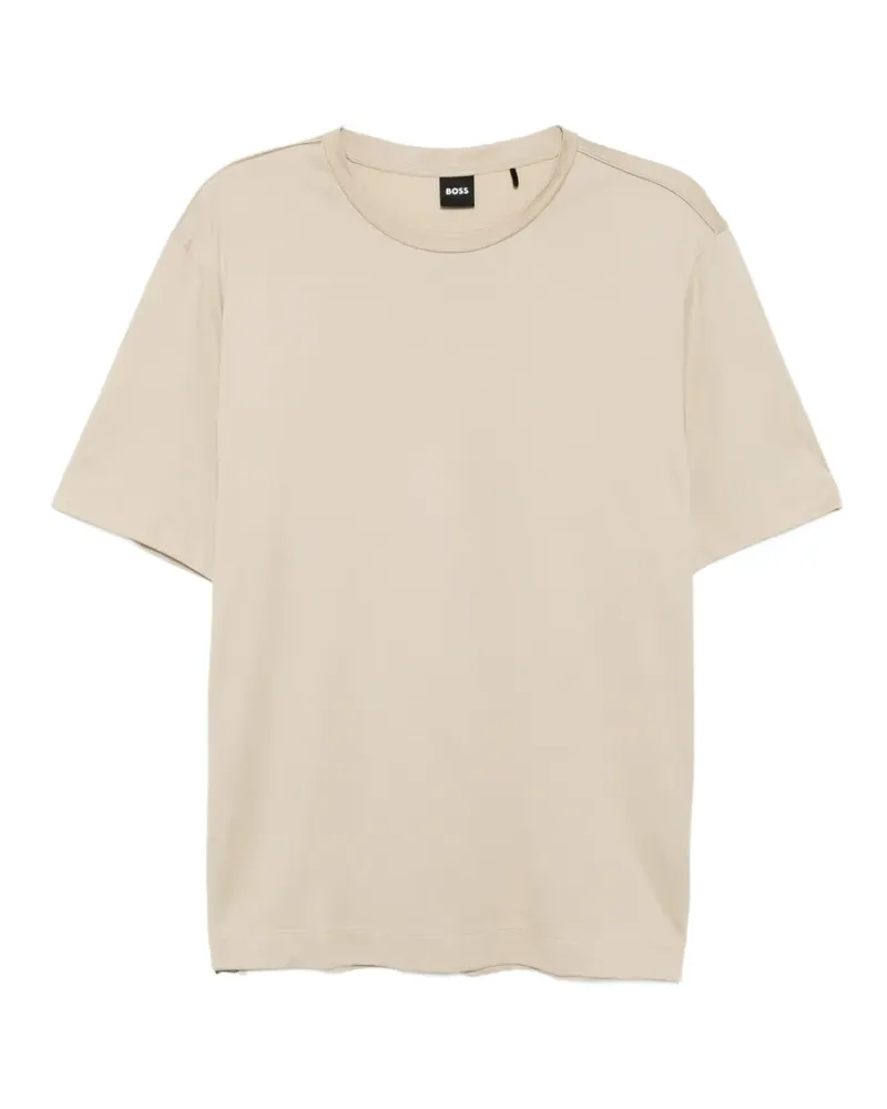 HUGO BOSS crew-neck short-sleeve T-shirt - Nude Nude