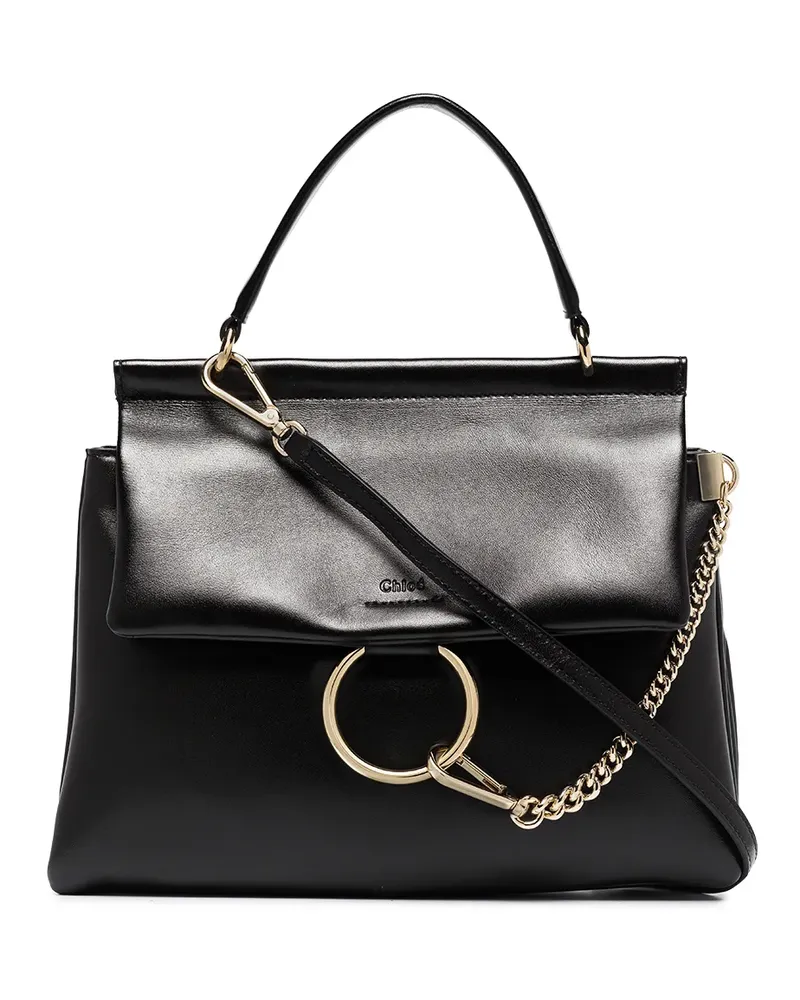 Chloé Faye Schultertasche - Schwarz Schwarz