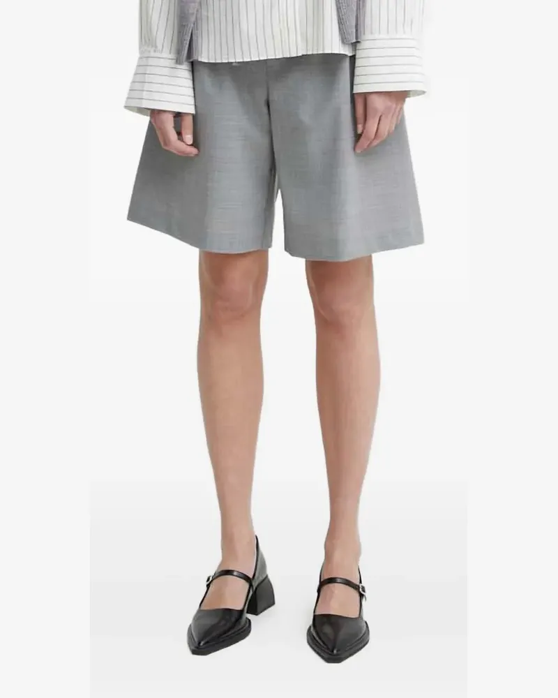 Alohas pleated tie-waist shorts - Grau Grau