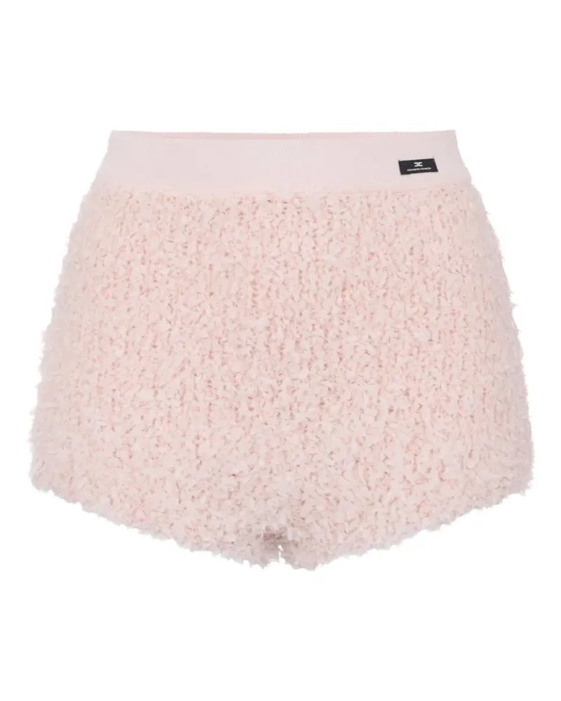 Elisabetta Franchi Shorts aus Fleece - Rosa Rosa