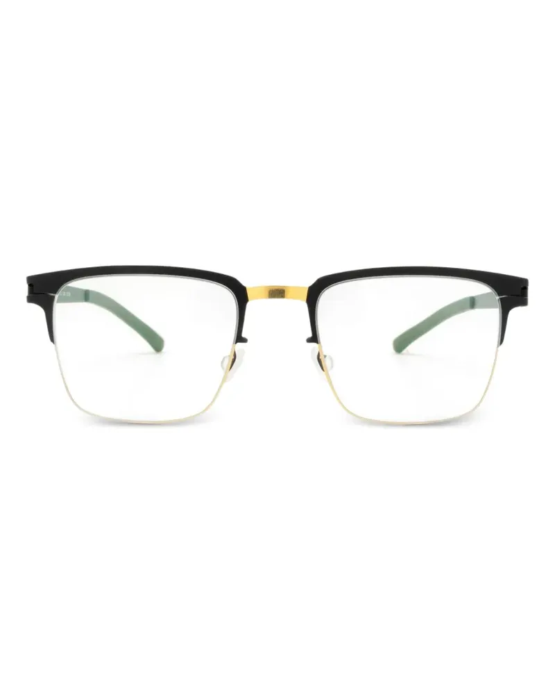 Mykita Cormac Brille mit Brauensteg - Schwarz Schwarz
