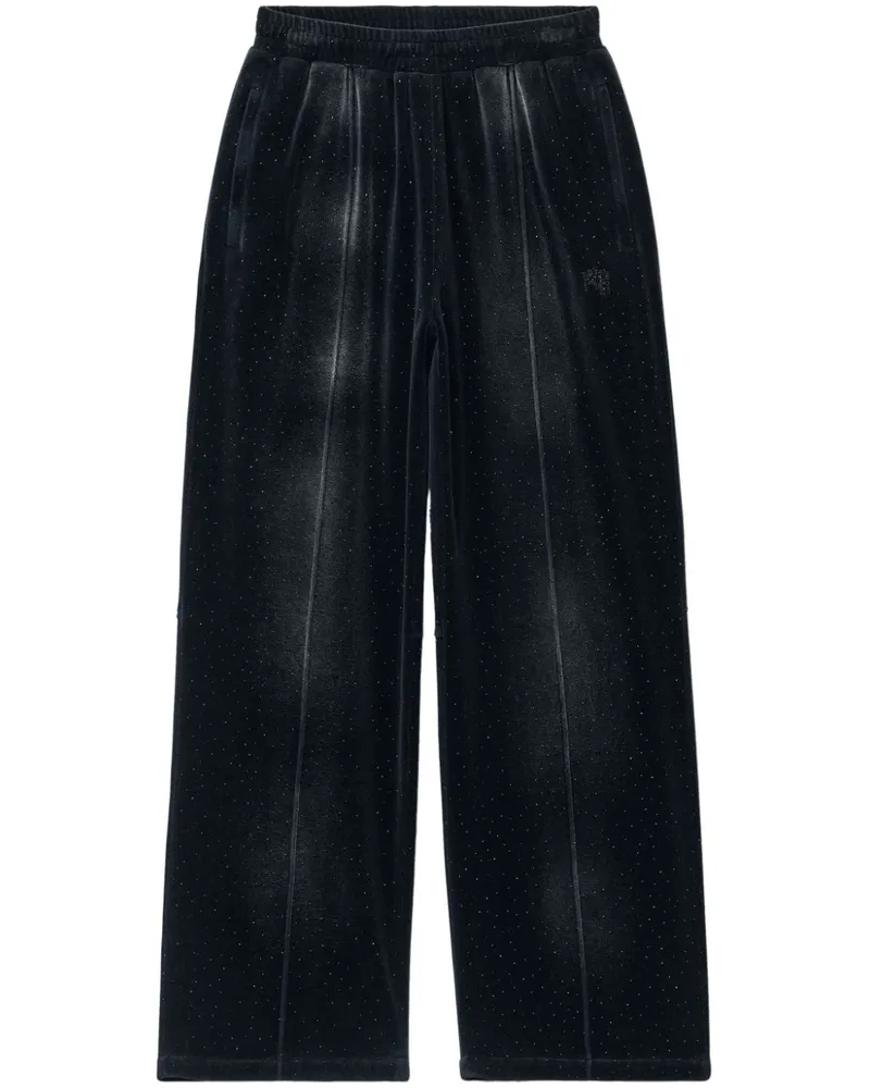 Alexander Wang Jogginghose mit Strass - Schwarz Schwarz