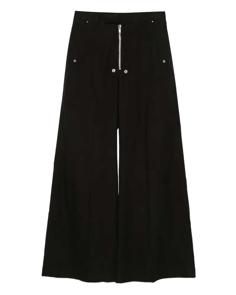 Rick Owens Hose mit Reißverschluss - Schwarz Schwarz