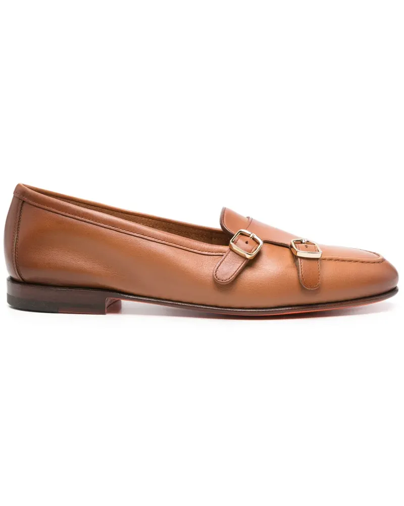 Santoni Carlos Monk-Schuhe - Braun Braun