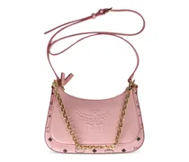 Aren Clutch mit Logo-Prägung - Rosa