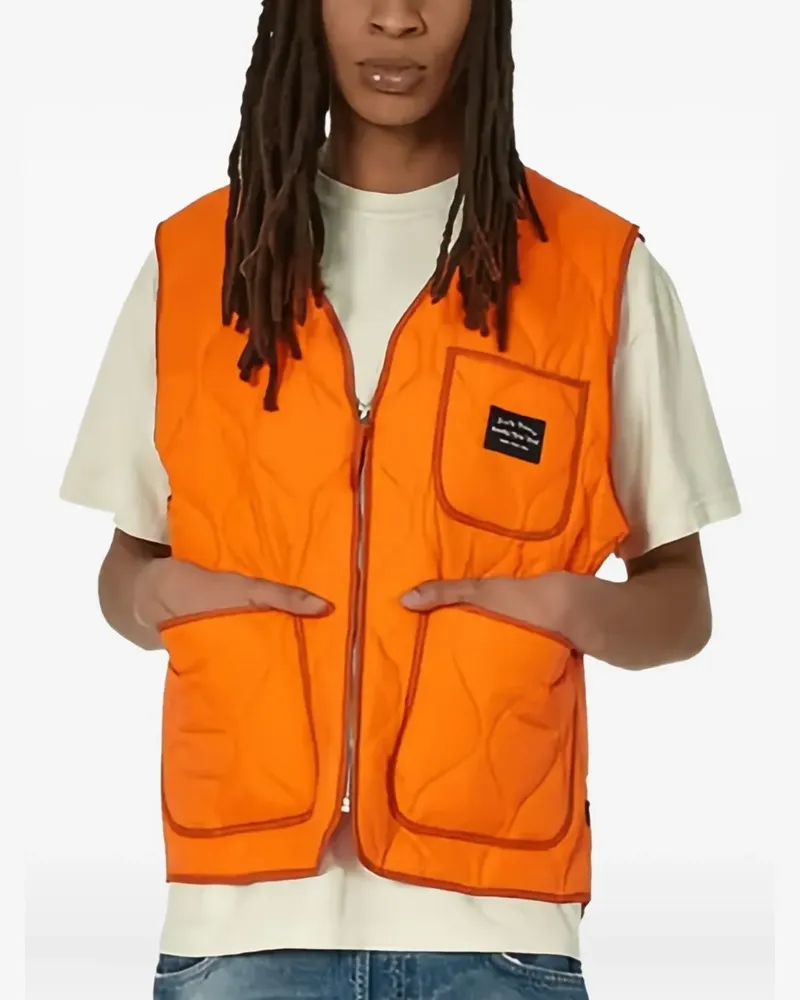 AWAKE NY Gesteppte Weste - ORANGE Orange