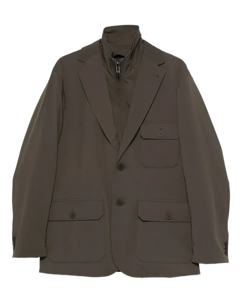 Emporio Armani Einreihiges Sakko - Grün Grün