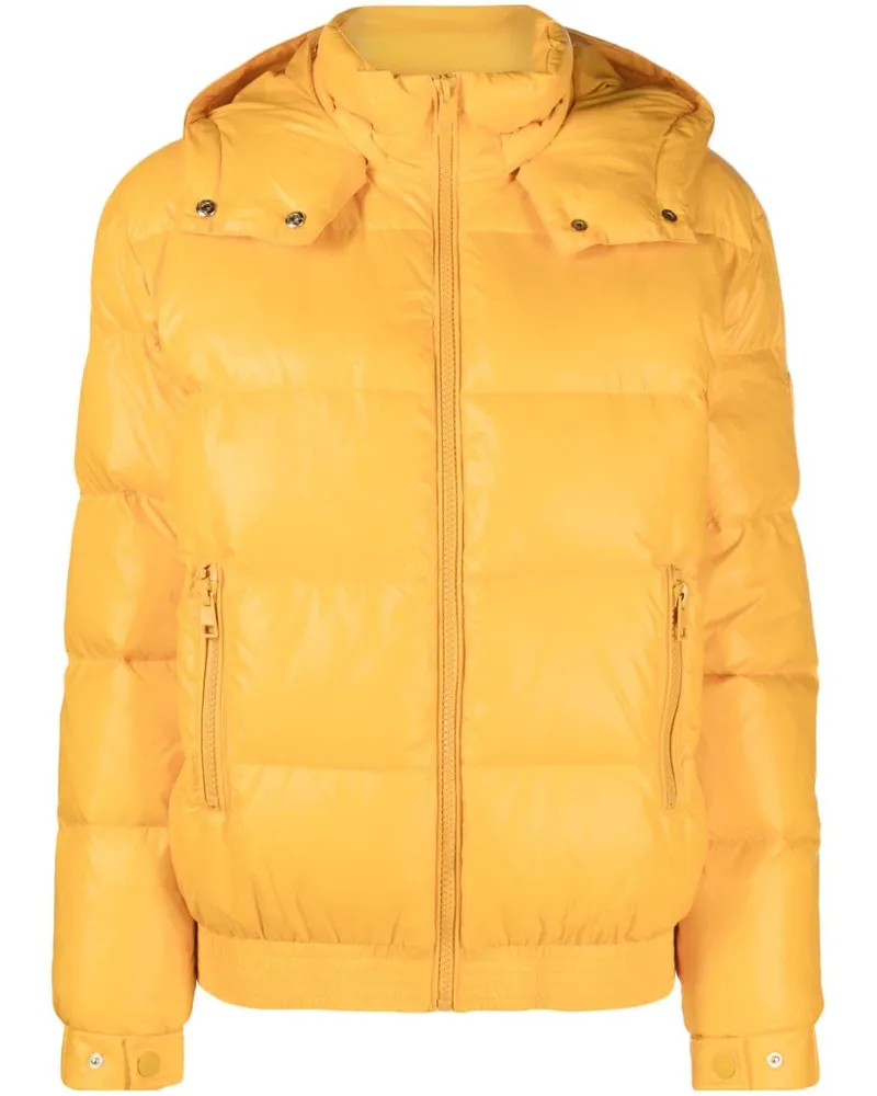 Twin-Set Steppjacke mit Logo - Gelb Gelb