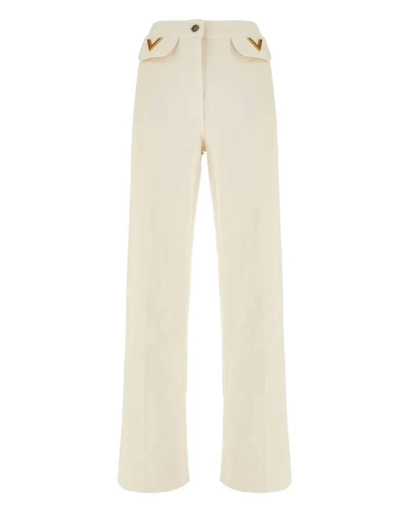 Valentino Garavani V-förmige Jeans mit Taschendetail - Nude Nude