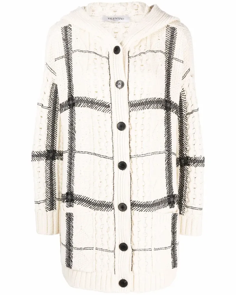 Valentino Garavani Cardigan mit Perlen - Weiß Weiß