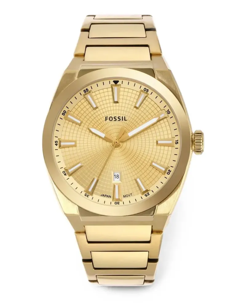 Fossil Everett 42mm watch - Gold Gold