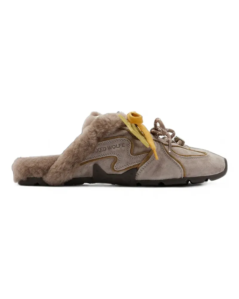 Naked Wolfe Adorn suede mules - Nude Nude