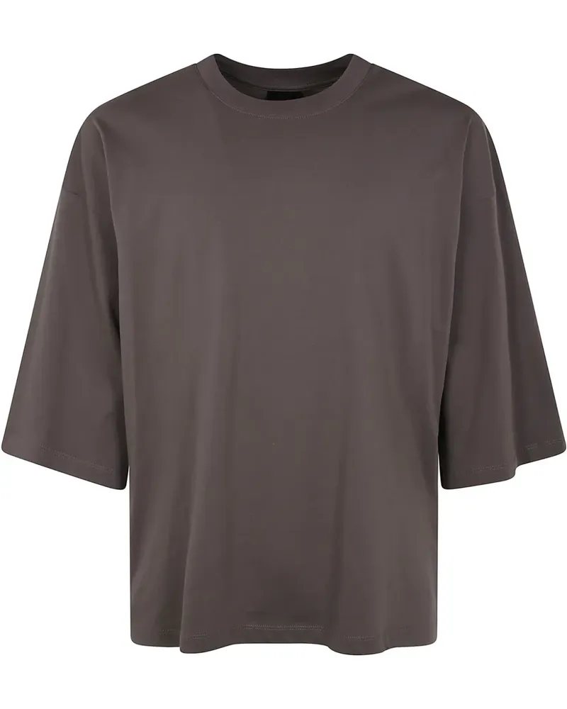 THOM KROM T-Shirt mit Rundhalsausschnitt - Braun Braun