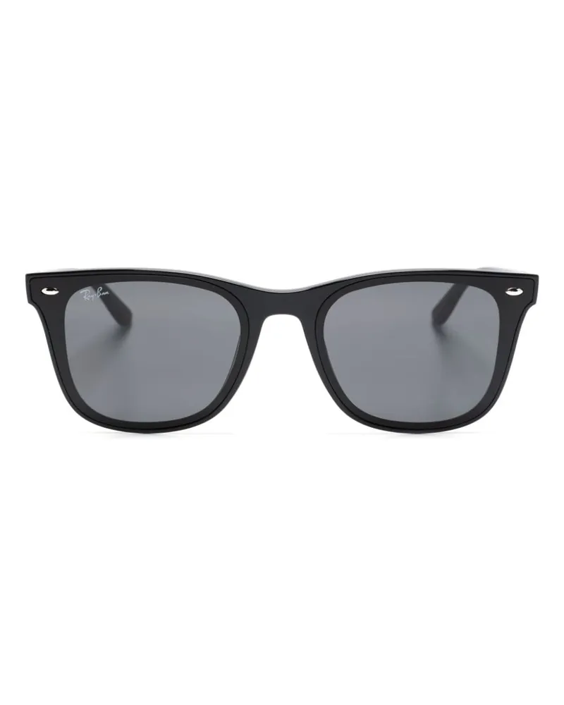 Ray Ban Sonnenbrille mit eckigem Gestell - Schwarz Schwarz