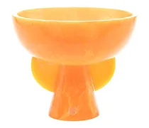Mustique Pedestal Schale 23cm - Orange