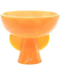 Jonathan Adler Mustique Pedestal Schale 23cm Orange