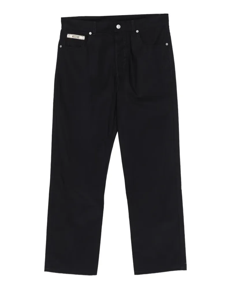 Moschino Hose mit Logo-Detail - Blau Blau