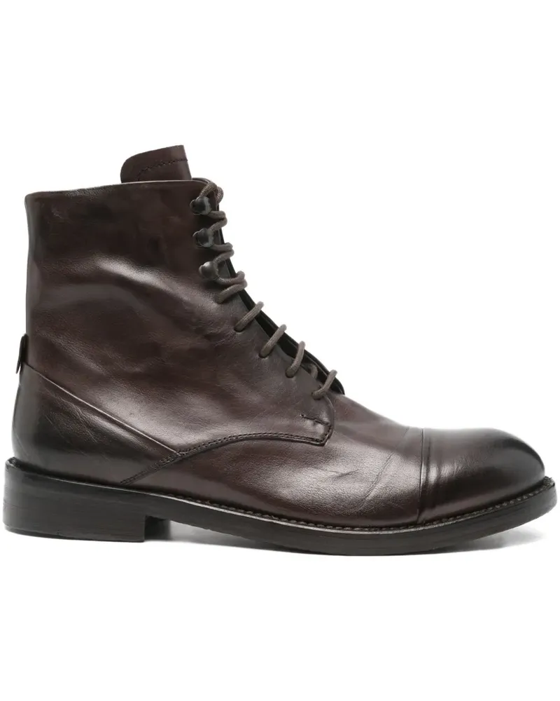 LEQARANT Stiefel mit Schnürung - Braun Braun