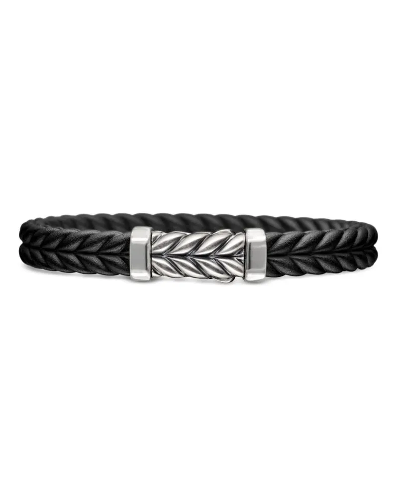 David Yurman Chevron Armband aus Sterlingsilber 9mm Silber