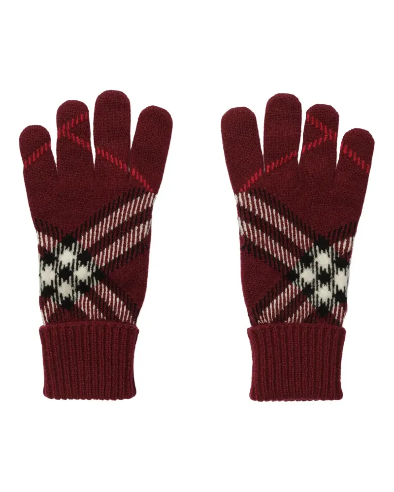Burberry Handschuhe aus Kaschmirgemisch - Rot Rot