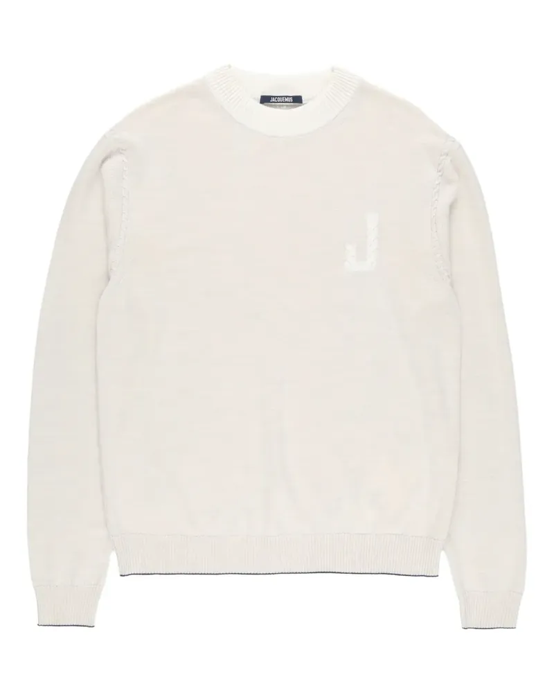 Jacquemus Pullover mit Logo-Stickerei - Nude Nude