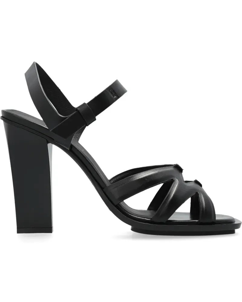 Max Mara Double High Sandalen 120mm - Schwarz Schwarz